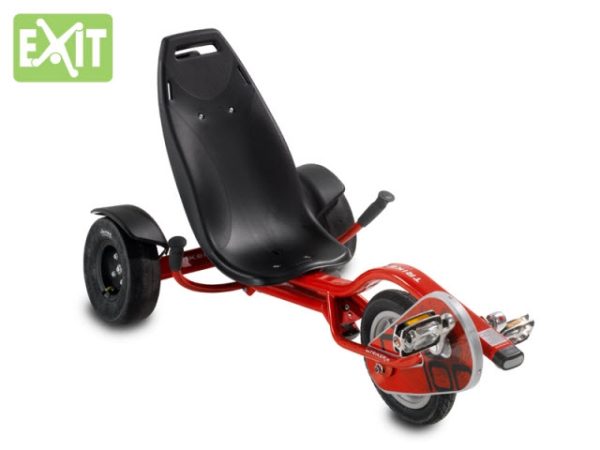 Exit - Ligfiets Triker Pro 100 - Rood - Go cart bild