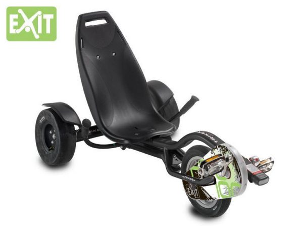 Exit - Ligfiets Triker Pro 100 - Zwart - Go cart bild